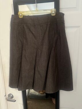 Dress Barn Brown A-Line Skirt